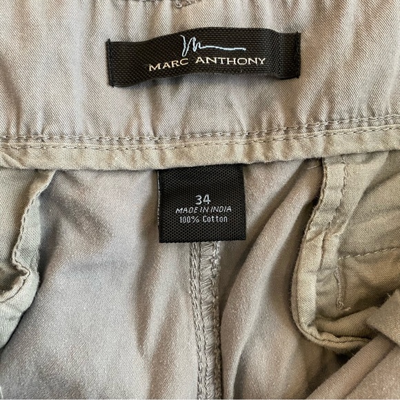 Men’s Marc Anthony Shorts Gray Size 34 - Picture 8 of 8